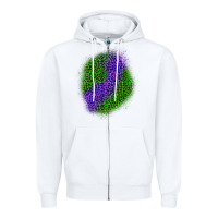 White halloween leopard patch 3 Zipper Hoodie - BundleAndBundleShop