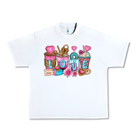 White valentine's day coffee cups Urban Heavy Tee - Zillion Design Studio