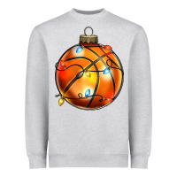 Heather Grey christmas  baskerball Heavyweight Sweatshirt - Zillion Design Studio