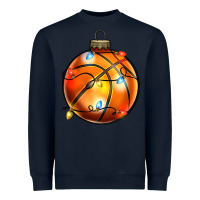 Navy christmas  baskerball Heavyweight Sweatshirt - Zillion Design Studio