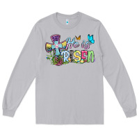 Moon Dust Easter Day He is risen Long Sleeve Tee - OliviaCreatesArt