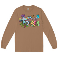 Toasted Coconut Easter Day He is risen Long Sleeve Tee - OliviaCreatesArt