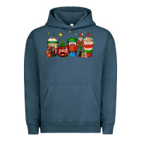 Pigment Midnight Navy nutcracker coffee Urban Hoodie - Jasminsmagicworld