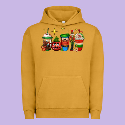Nutcracker Coffee Urban Hoodie Designed By Jasminsmagicworld