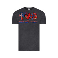 Vintage Black faith love freedom Vintage Tee - Zillion Design Studio