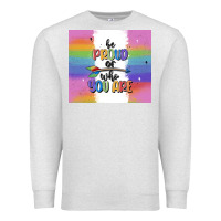 Oatmeal Heather be proud of who you are Premium Sweatshirt - MaliasSmallBusiness