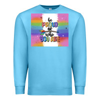 Ocean Blue be proud of who you are Premium Sweatshirt - MaliasSmallBusiness