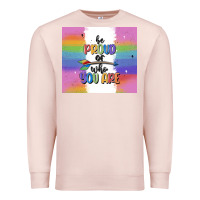 Pale Pink be proud of who you are Premium Sweatshirt - MaliasSmallBusiness