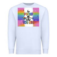 White be proud of who you are Premium Sweatshirt - MaliasSmallBusiness