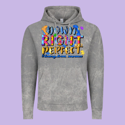 Down Right Perfect Vintage Hoodie Designed By Jahusdesignshop