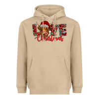 Mushroom love christmas highland cow and turquoise gemstone Heavyweight Hoodie - Jasminsmagicworld
