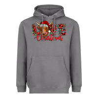 Storm love christmas highland cow and turquoise gemstone Heavyweight Hoodie - Jasminsmagicworld