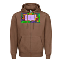 Chestnut custom halloween lightning bolt license plate Zipper Hoodie - BundleAndBundleShop