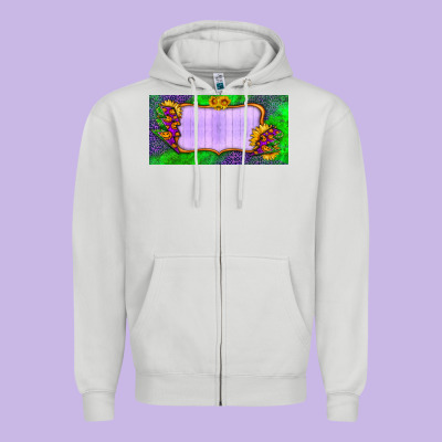 Custom Halloween Lightning Bolt License Plate Zipper Hoodie Designed By Bundleandbundleshop