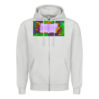 Dove Grey custom halloween lightning bolt license plate Zipper Hoodie - BundleAndBundleShop
