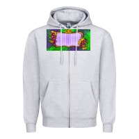 Heather Grey custom halloween lightning bolt license plate Zipper Hoodie - BundleAndBundleShop