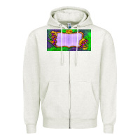 Oatmeal Heather custom halloween lightning bolt license plate Zipper Hoodie - BundleAndBundleShop