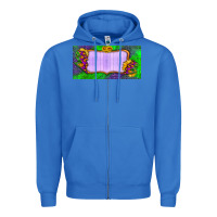True Royal custom halloween lightning bolt license plate Zipper Hoodie - BundleAndBundleShop