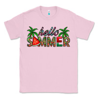 Bubblegum Pink hello summer Classic Tee - CowhideDigitalArt