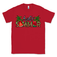 Red hello summer Classic Tee - CowhideDigitalArt