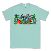 Seafoam hello summer Classic Tee - CowhideDigitalArt