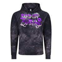 Cloud Black purple its my birthday Vintage Hoodie - Zillion Design Studio