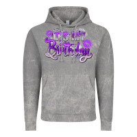 Cloud Rock purple its my birthday Vintage Hoodie - Zillion Design Studio
