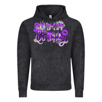 Vintage Black purple its my birthday Vintage Hoodie - Zillion Design Studio