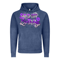 Vintage Denim purple its my birthday Vintage Hoodie - Zillion Design Studio