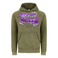 Vintage Olive purple its my birthday Vintage Hoodie - Zillion Design Studio