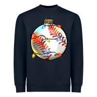 Navy christmas  baseball Heavyweight Sweatshirt - Zillion Design Studio