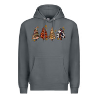 Rock howdy christmas trees Premium Hoodie - MaliasSmallBusiness