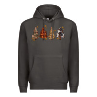 Smoke howdy christmas trees Premium Hoodie - MaliasSmallBusiness