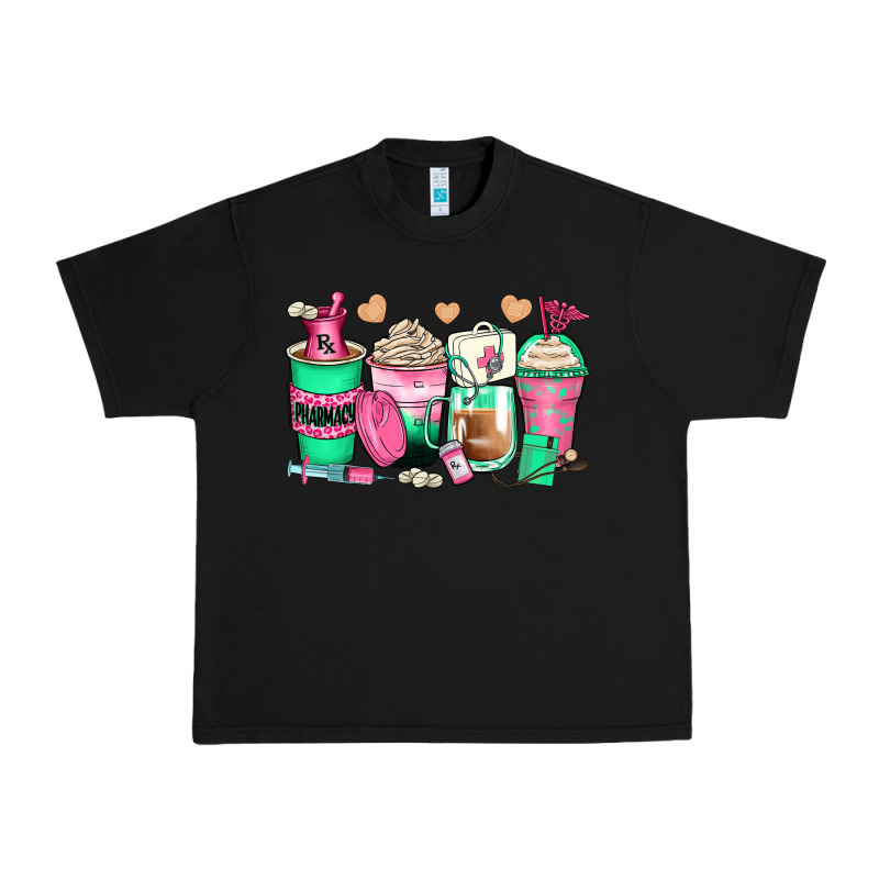 Pharmacy Coffee Cups Urban Heavy Tee by Zillion Design Studio | Teevron