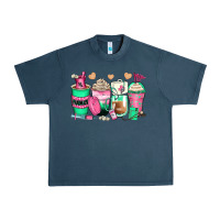 Midnight Navy pharmacy coffee cups Urban Heavy Tee - Zillion Design Studio