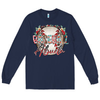 Navy baseball abuela Long Sleeve Tee - RacoonDesign