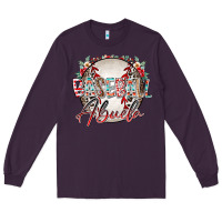 Plum baseball abuela Long Sleeve Tee - RacoonDesign