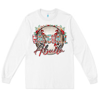 White baseball abuela Long Sleeve Tee - RacoonDesign