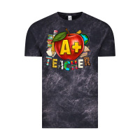 Cloud Black a plus teacher Vintage Tee - texasbilliewilder