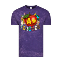 Cloud Purple a plus teacher Vintage Tee - texasbilliewilder