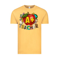 Vintage Mustard a plus teacher Vintage Tee - texasbilliewilder