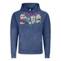Blessed Coffee Cups Vintage Hoodie | Teevron