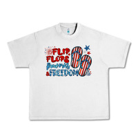 Lunar Rock flip flops fireworks & freedom Urban Heavy Tee - BarkalooDesign