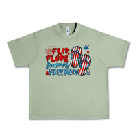 Oil Green flip flops fireworks & freedom Urban Heavy Tee - BarkalooDesign