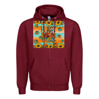 Burgundy Feast mode Zipper Hoodie - Artiststas