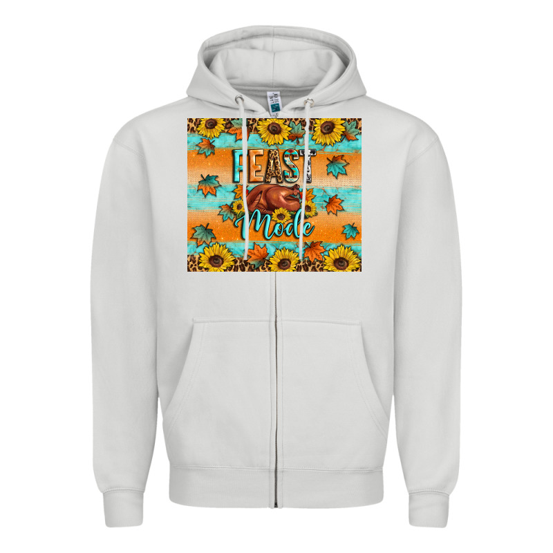 Feast Mode Zipper Hoodie by Artiststas | Teevron