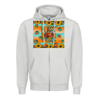 Dove Grey Feast mode Zipper Hoodie - Artiststas