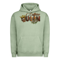 Pigment Oil Green caffeine queen Urban Hoodie - BarkalooDesign