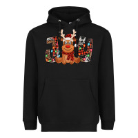 Black joy christmas reindeer Heavyweight Hoodie - Jasminsmagicworld