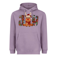 Lavender joy christmas reindeer Heavyweight Hoodie - Jasminsmagicworld